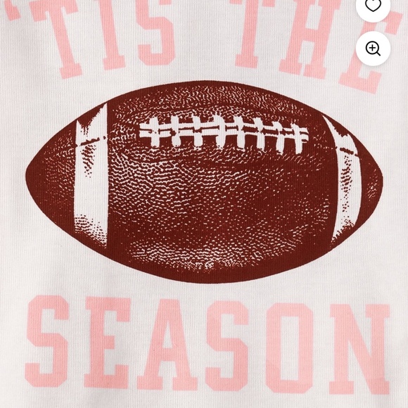 The Children’s Place Girls Football Pajama Set Size 8 NWT - Picture 4 of 6